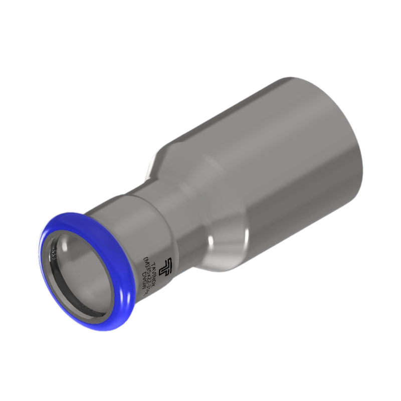 PRESS 316L Redukovaná vsuvka (MxF)