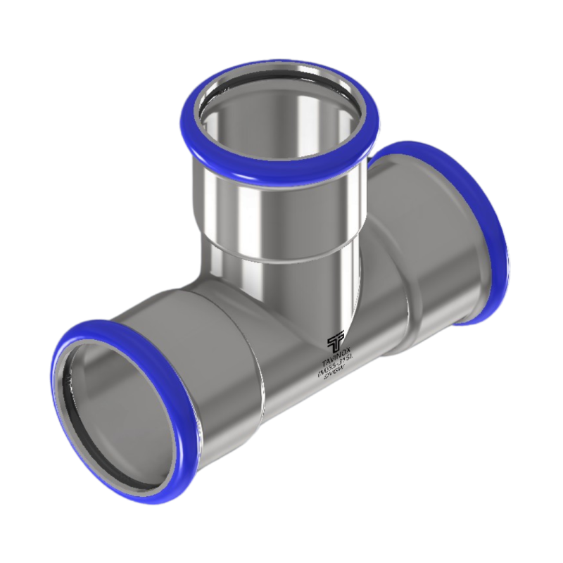 PRESS 316L T-kus (FxFxF)