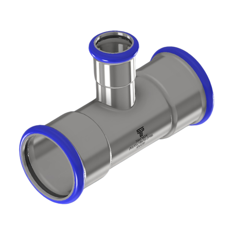 PRESS 316L Redukovaný T-kus (FxFxF)
