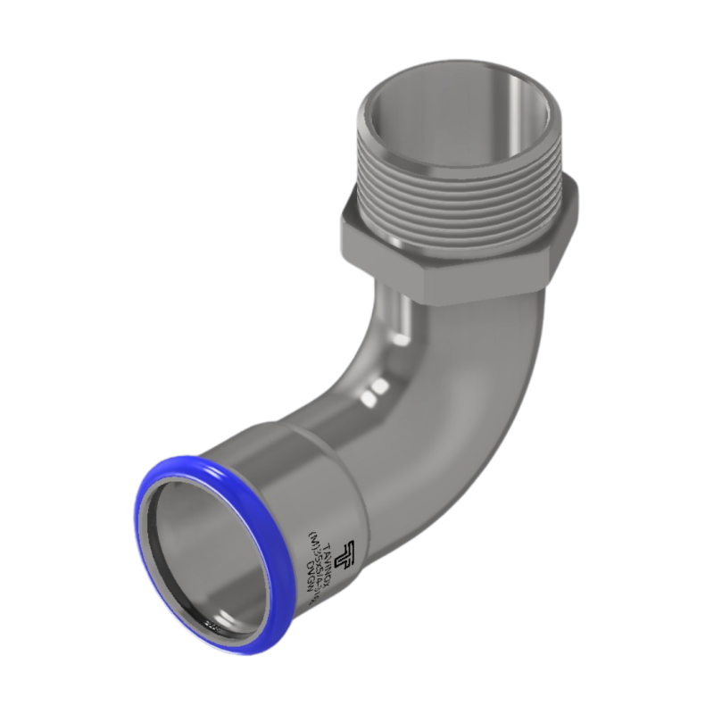 PRESS 316L Přechodový oblouk 90° (FxR)