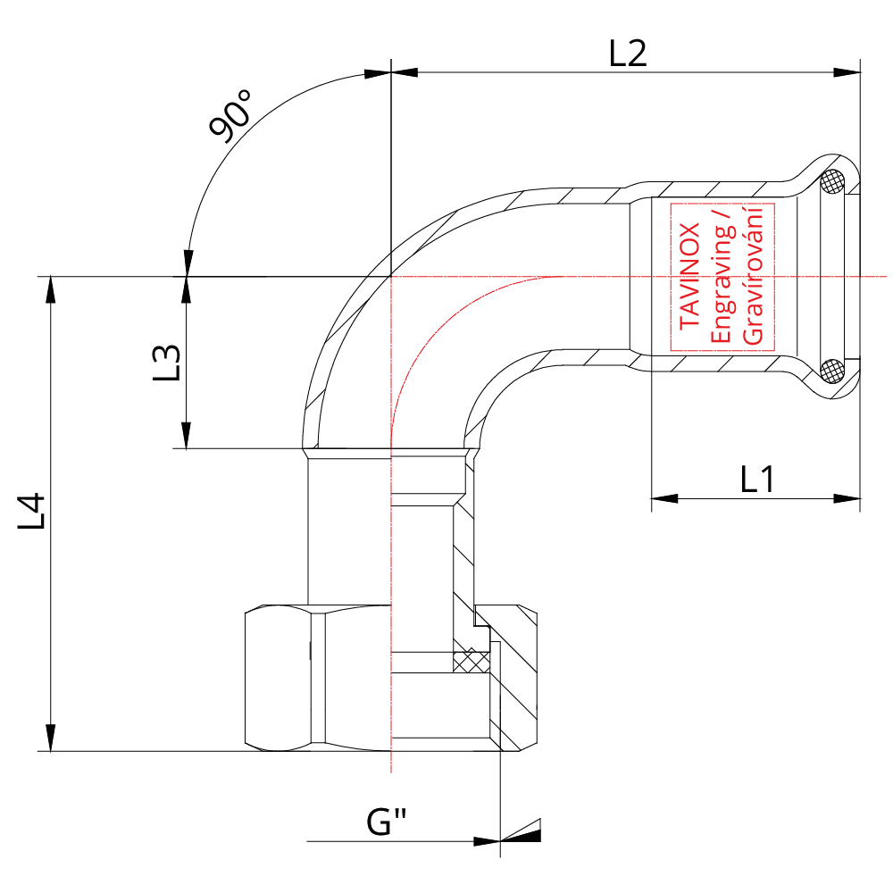 Technický výkres OB12FG